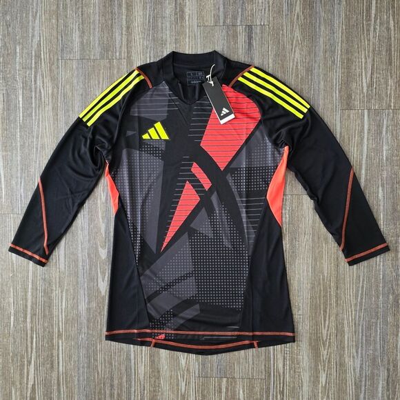 Adidas Tiro 24 Pro Soccer Goalkeeper Jersey Black Slim Fit IN0417 Men’s XL New - Picture 13 of 13